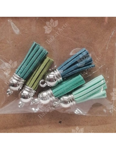 Borlas de Gamuza, set de 5 un