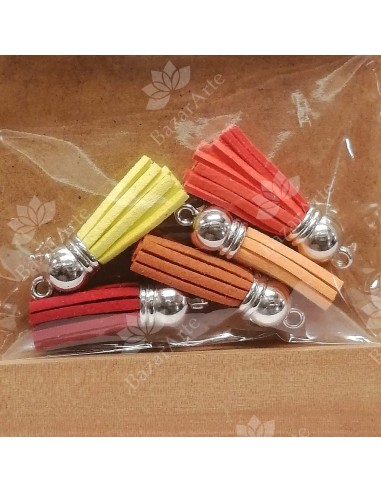 Borlas de Gamuza, set de 5 un