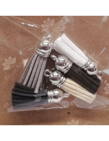 Borlas de Gamuza, set de 5 un