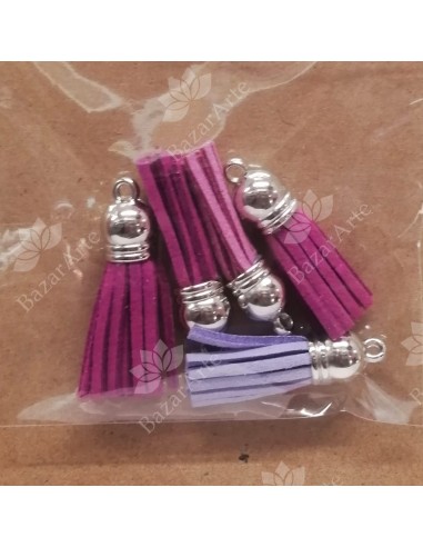 Borlas de Gamuza, set de 5 un