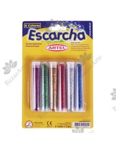 Escarcha, pack de 6 colores