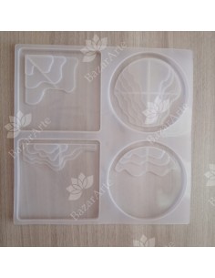 Molde set para posavasos 2