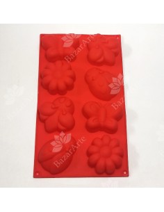 Molde de flores y bichos...