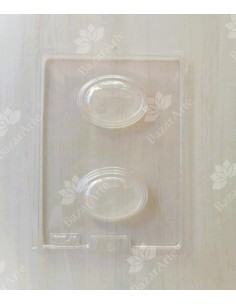 Molde ovalado con relieve