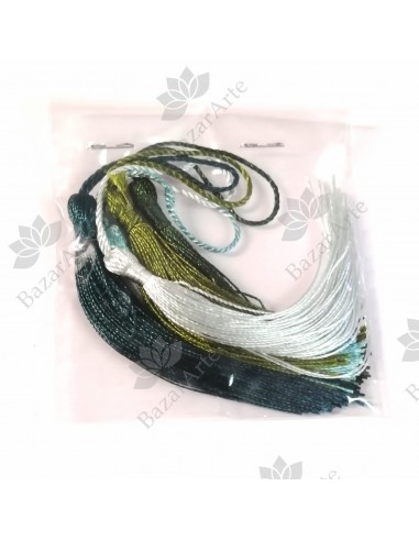 Borlas de Seda, set de 5 un