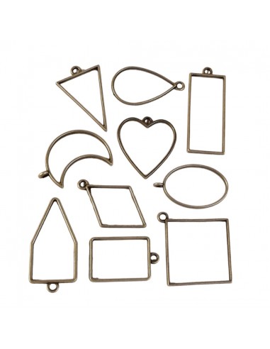 Bases metálicas -  set de 5 modelos