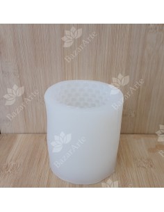 Molde cirio con textura...