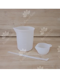 Set vaso medidor 100ml y...