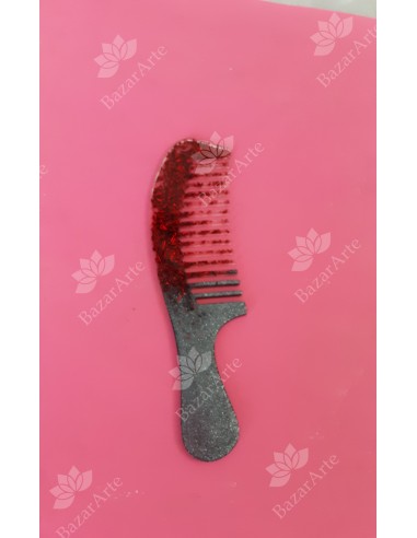 Molde peineta de cola