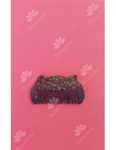 Molde peineta rana 2