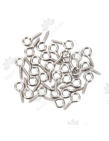 Cáncamos para bisutería en resina