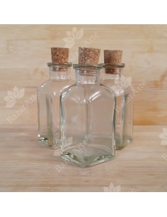 Frasco vidrio con tapa corcho