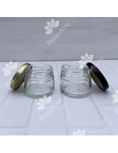 Frasco vidrio con tapa, 28 ml