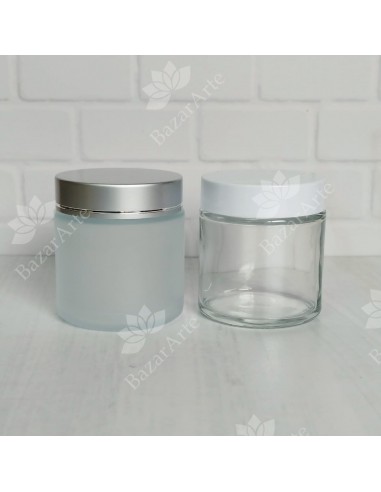 Frascos de vidrio con tapa