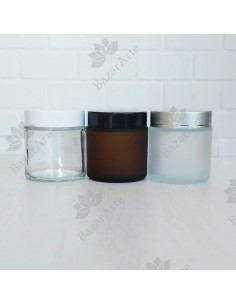 Frascos de vidrio con tapa