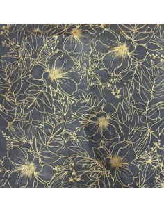 Fondo flores 1 - dorado