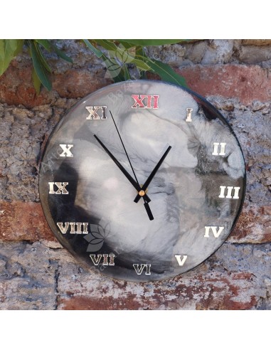 Reloj decorativo en resina epoxica