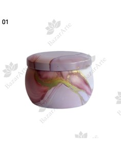 Frasco aluminio con diseño