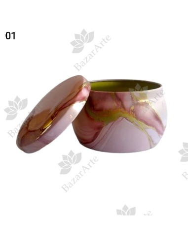 Frasco aluminio con diseño