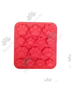 Molde silicona patitas de...