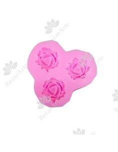 Molde set de 3 mini rositas