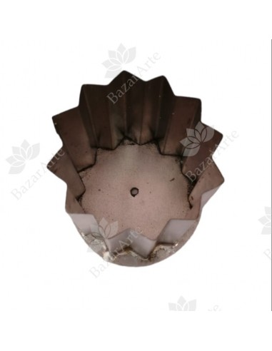 Molde cirio rizado 10x12