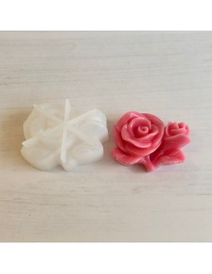 Molde de rosa doble - 210 2
