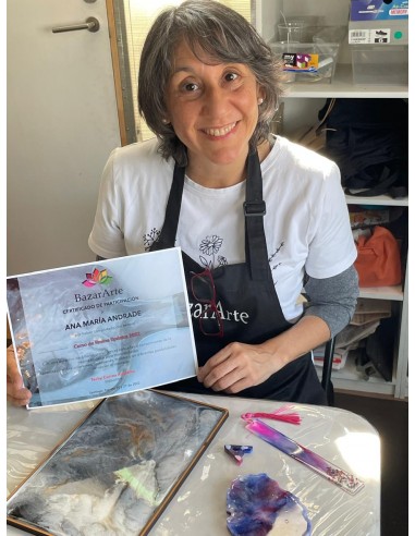 Curso de Resina Epóxica, técnicas mixtas