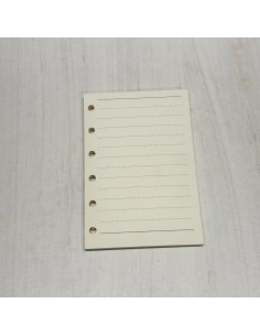Set de hojas para agenda, A7 2