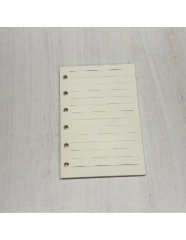 Set de hojas para agenda, A7