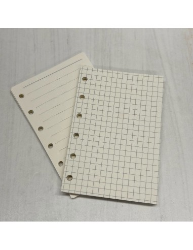 Set de hojas para agenda, A7