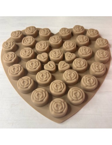 Molde ramillete de  flores pequeñas