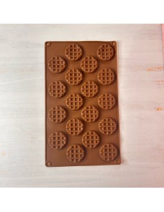 Molde galleta waffle