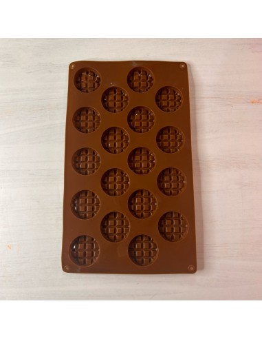 Molde galleta waffle