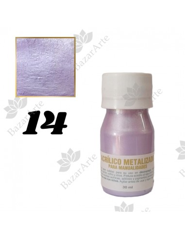 Acrílicos metalizados - 30ml