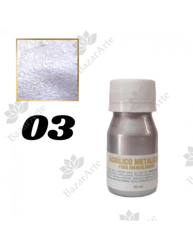 Acrílicos metalizados - 30ml