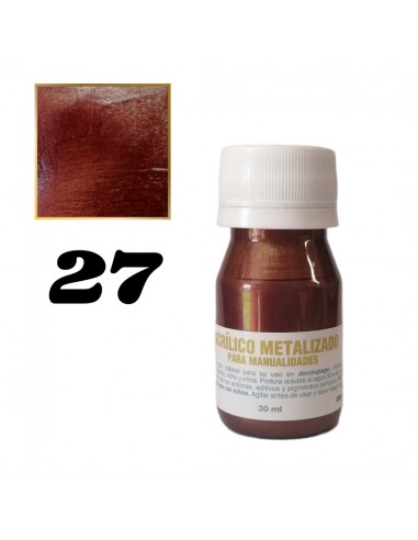 Acrílicos metalizados - 30ml