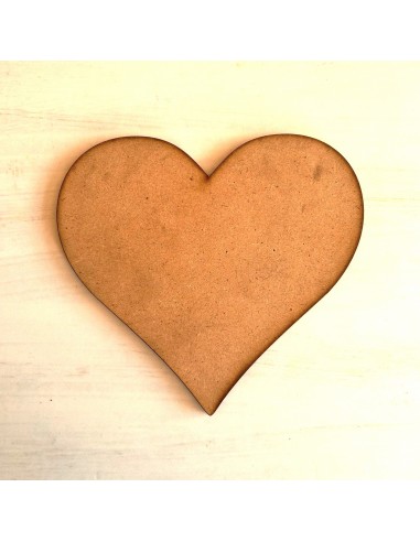 Corazón en mdf