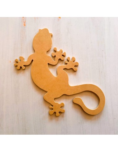 Lagartija mediana en trupan