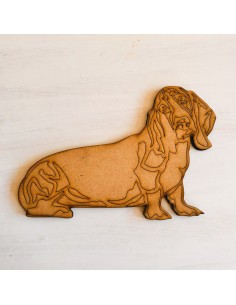 Perro Basset Hound pequeño...