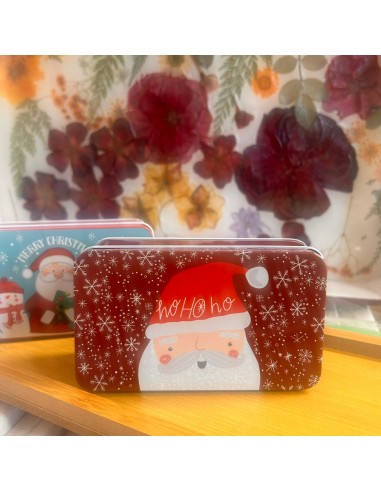 Caja navideña para velas