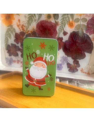 Caja navideña para velas