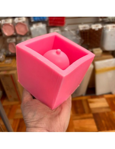 Molde para maceta cuadrada